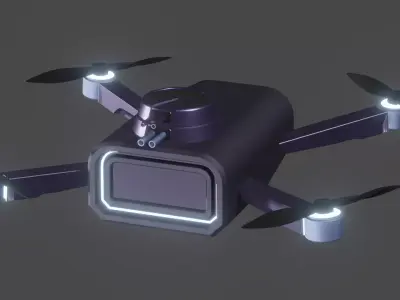 Drone 3D model 10
