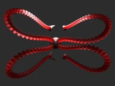 the evil eye Low-poly 3D model