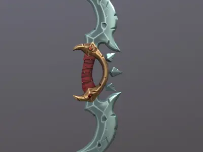 dagger Free low-poly 3D model