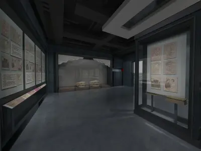 Museum 2 3D model buy