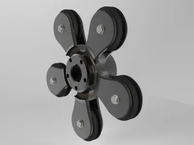 free-running wheel design Free 3D model