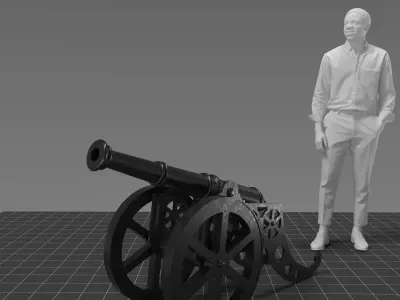 Cannon A-T 3D model