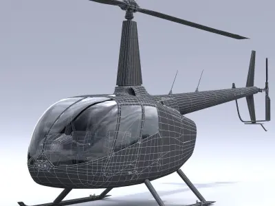 Robinson R66 3D model purchase