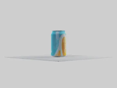 Energy soda model Low-poly 3D model