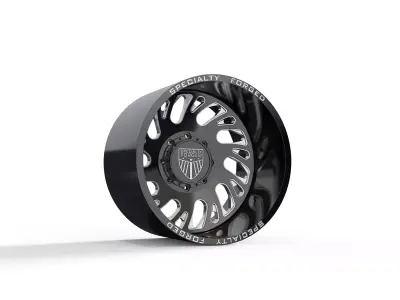 REAR SPECIALITY FORGED D034 WHEEL 3D MODEL 3D model