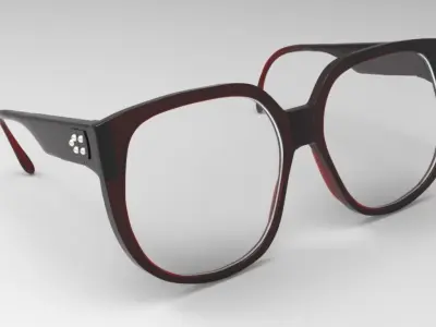 Glasses eyeglasses 3D model