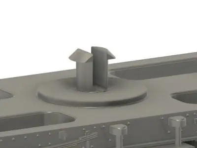 OO Hornby MK1 Coach Bogie NEM Socket to fit older Hornby Coaches 3D print model