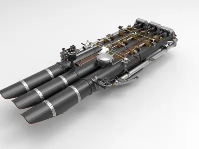 Torpedo launcher 3D model