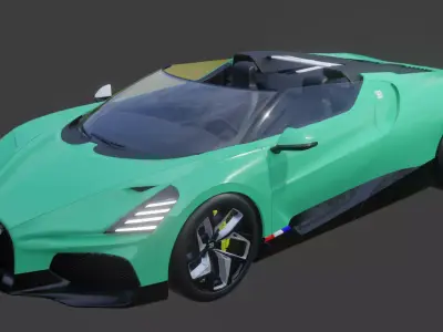 Bugatti Mistral 3D model