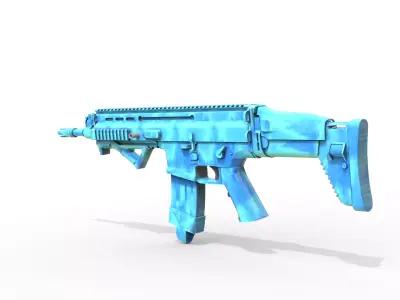 SCAR L Glacier Skin Low-poly 3D model