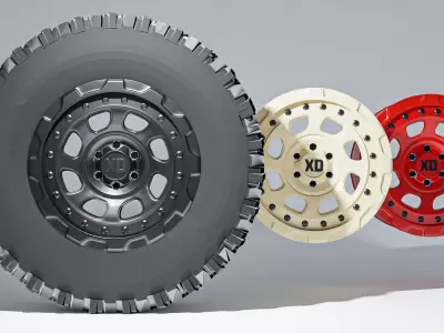 XD Storm Wheels XD861 3D model