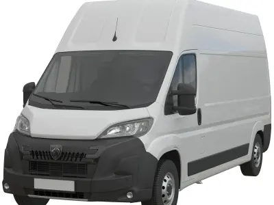 2024 Peugeot BOXER  L3H3 Detailed interior 3D model