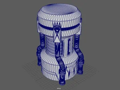 Industrial parts 02 3D model