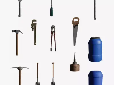 Hand Tools - ToolsM Series HandleItemMix  3D model