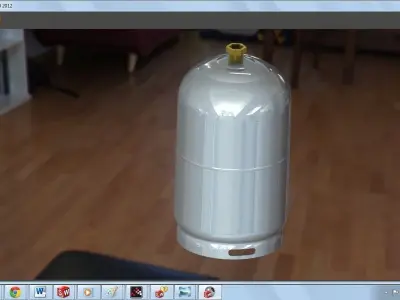Gas cylinder Analysis  Free 3D model