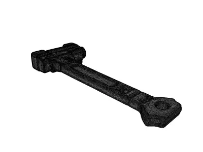 Industrial MultiTool Wrench 3D model