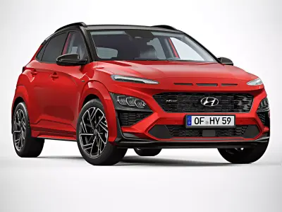 2021 Hyundai Kona N Line 3D model
