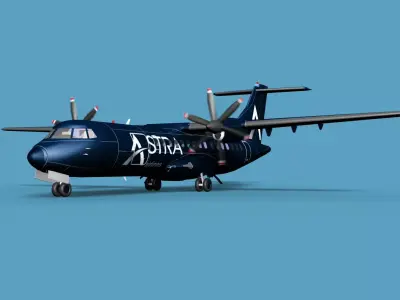 ATR  ATR-42-500 Astra 3D model
