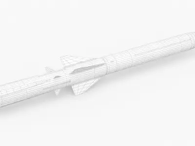 BrahMos Cruise Missile 3D model