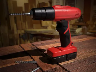 Portable Drill 3D model