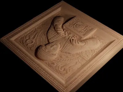 Pandoras Box CNC 3d Print High Relief Sand Casting 3D print model