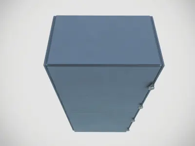 Locker Low-poly 3D model purchase