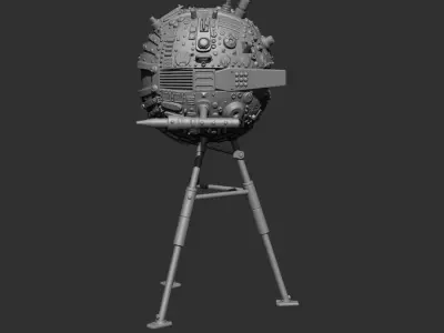 Sci Fi drone c5x seek and obliterate 3D print model