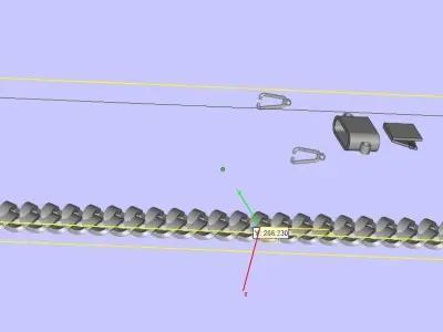 Very unique trendy Cuban chain 3D print model