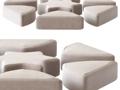 Star Sofa 3D model