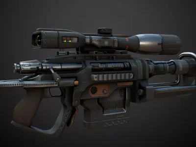 Military Weapons  SRR 3D Models 3D model