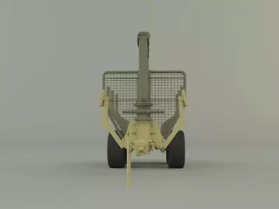Forest trailer 3D model