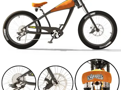 electric bike 3D model purchase