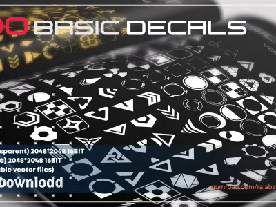 100 basic  decals free donwload Texture