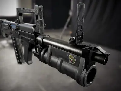 OTS-14-4A Low-poly 3D model