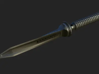 Jagdkommando Low-poly 3D model