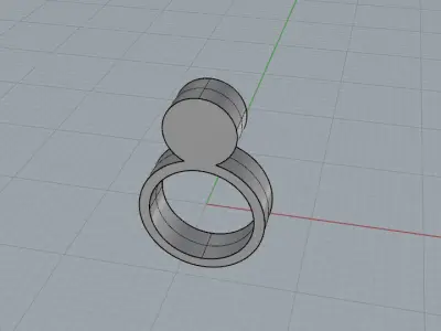 Anello maglia Free 3D model