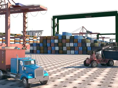Port Collection 3 3D model