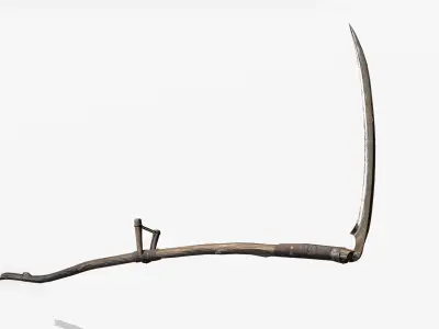 Scythe Low-poly 3D model order