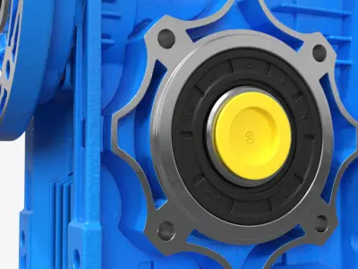  Industrial Worm Gearbox NMRV 040 Blue 