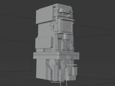 Dystopian pier  3D model