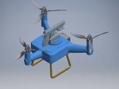 HSDrone 3d model 3D model