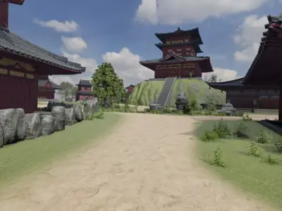 Mountain Village 3D model get