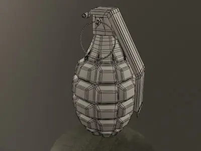 Hand Granade 3D model