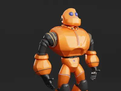 sci fi - character robot - model Free low-poly 3D model