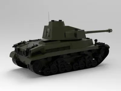 turan tank 3D model