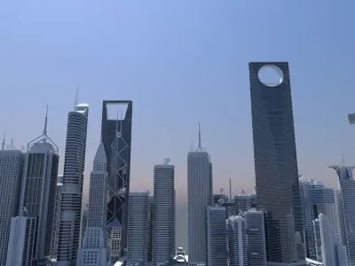 High Definition City 3D model buy