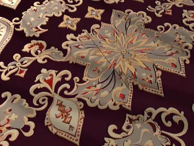 Hereke Carpet 2 - 4K Game Ready Texture - Seamless Texture Texture