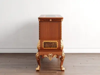 Yah Klasik Makam Odasi Credenza 3D model