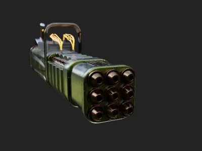 Laser Gun 3D model buy