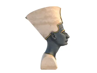 nefertiti Low-poly 3D model